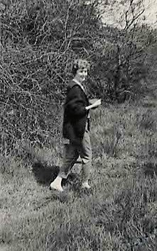 Maureen in the woods